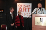 Mayor Watson, Beth Mlacak and John speaking